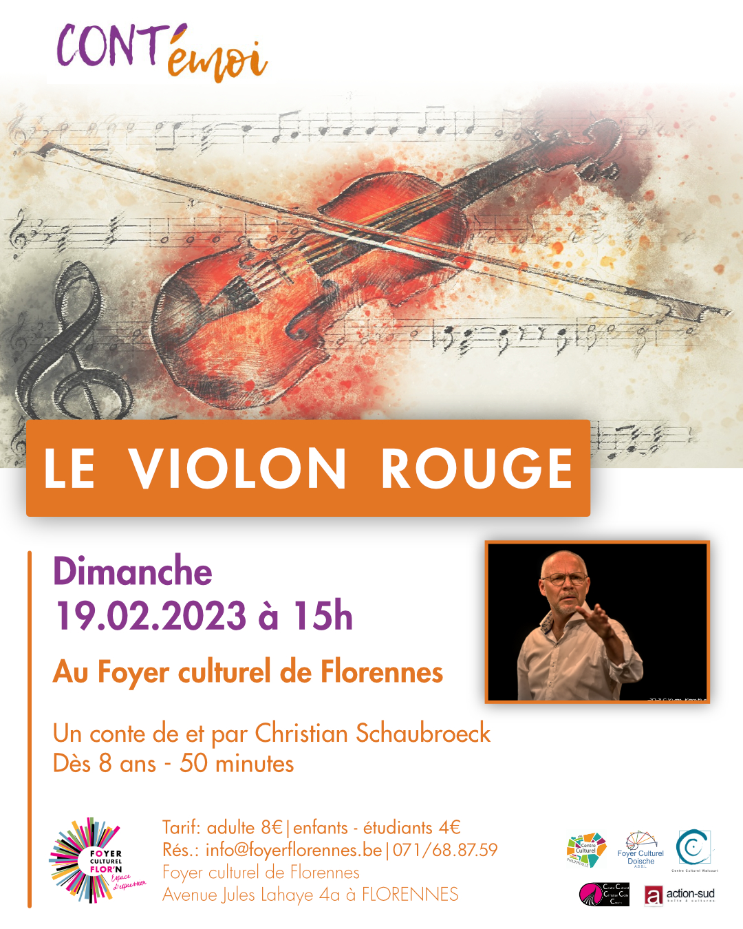 Affiche Le Violon Rouge