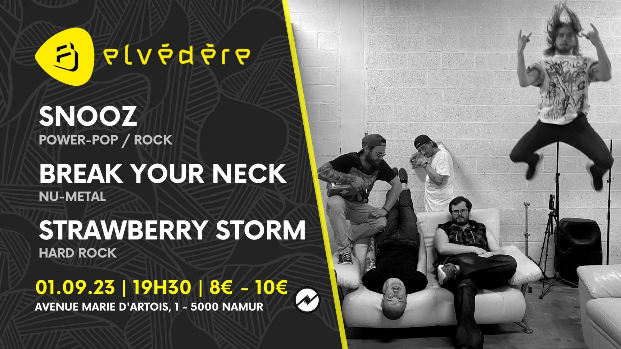 STRAWBERRY STORM (BE) | BREAK YOUR NECK | SNOOZE (BE)  RELEASE PARTY