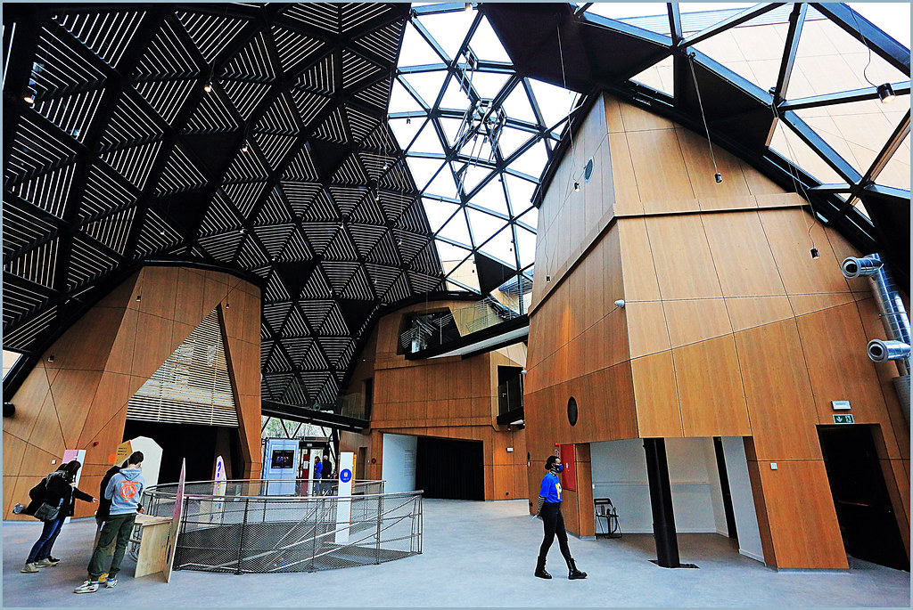 L'intérieur du Pavillon, à Namur