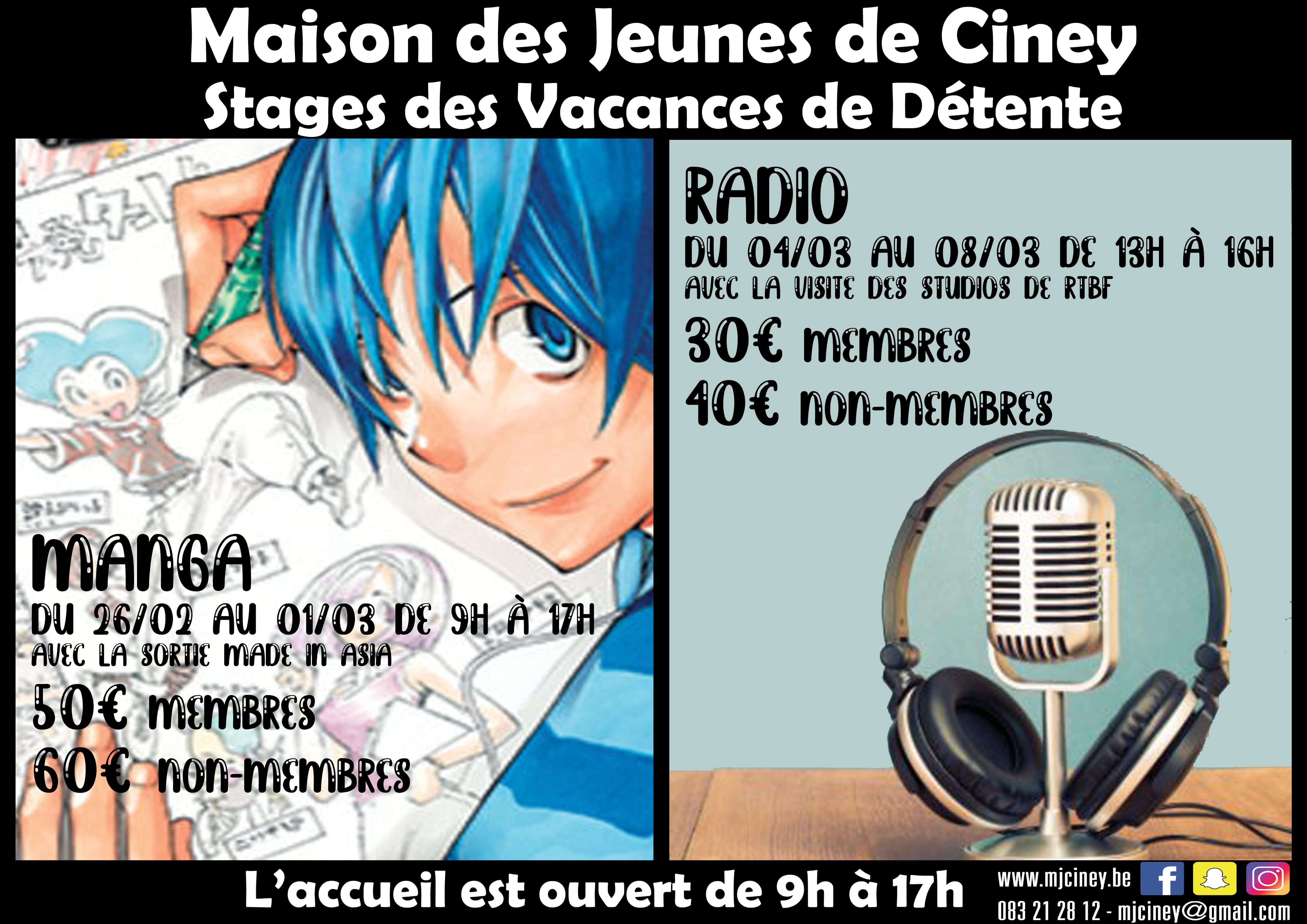 Stages MJ Ciney - Détente 2024