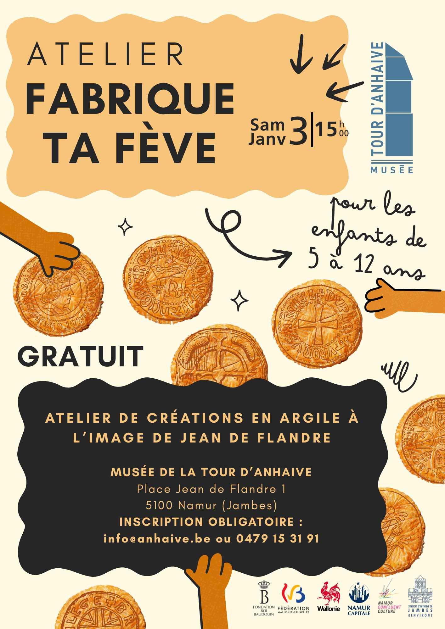 Affiche atelier "Fabrique ta f&egrave;ve"