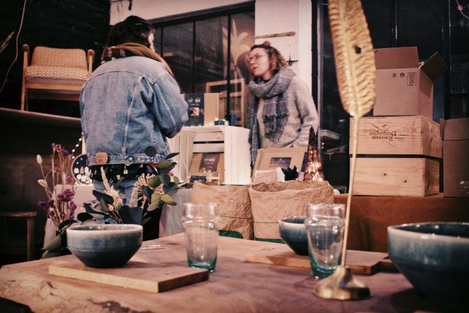 Photo du micro marché par Laurie Macé 