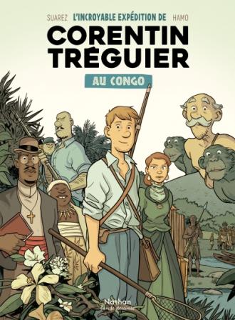 1ère de couverture de la BD "Corentin Tréguier au Congo"