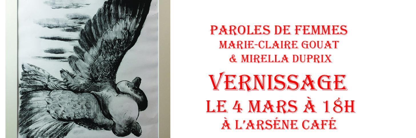 Infos vernissage de Parole de Femmes