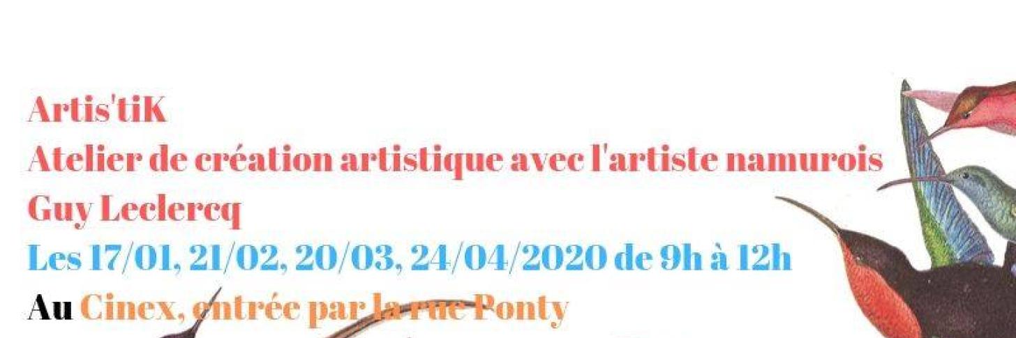 « Artis'tiK », atelier de création artistique