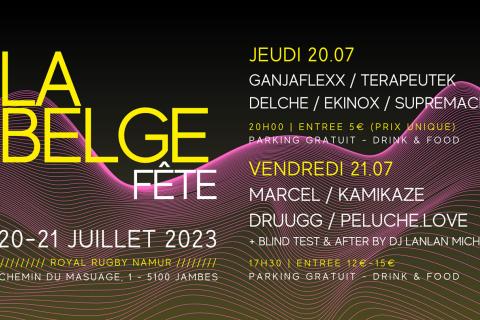 Affiche des 2 jours de festival.