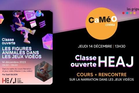 Classe ouverte de l'HEAJ - Narration & Jeux vidéo