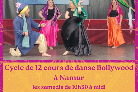 Cours de danse indienne Bollywood à Namur