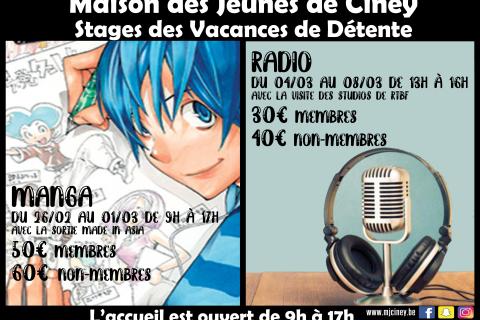 Stages MJ Ciney - Détente 2024